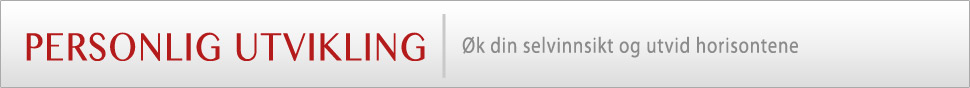 Personlig utvikling Personlig utvikling